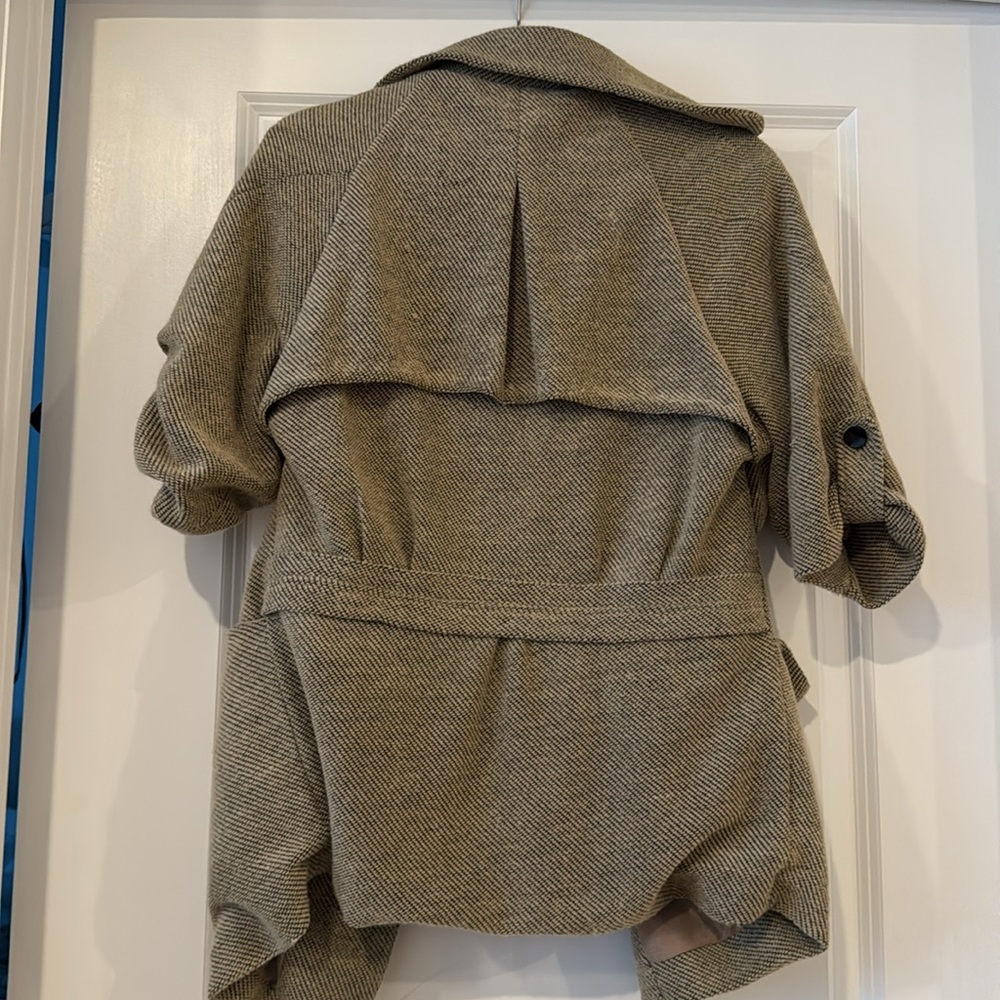 Trendy LUSH Quarter Sleeve Tweed-like Jacket Small - Picture 10 of 11